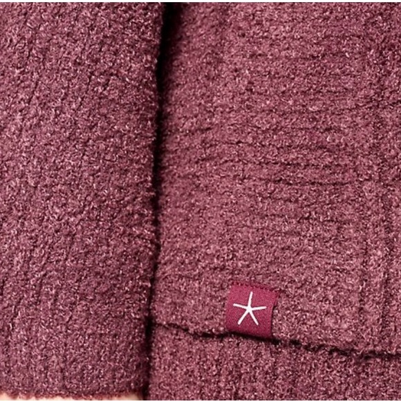 Barefoot Dreams CozyChic Lite Rib Blocked Pullover - Size Small - Picture 9 of 9